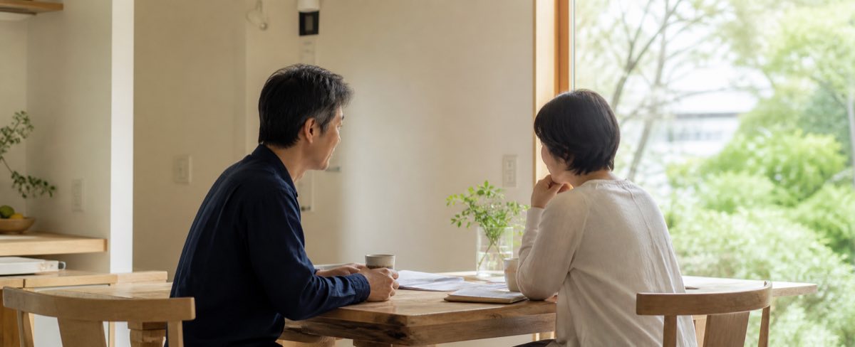 住まいとこれからについて話す相談のイメージ